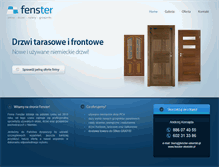 Tablet Screenshot of fenster-oborniki.pl